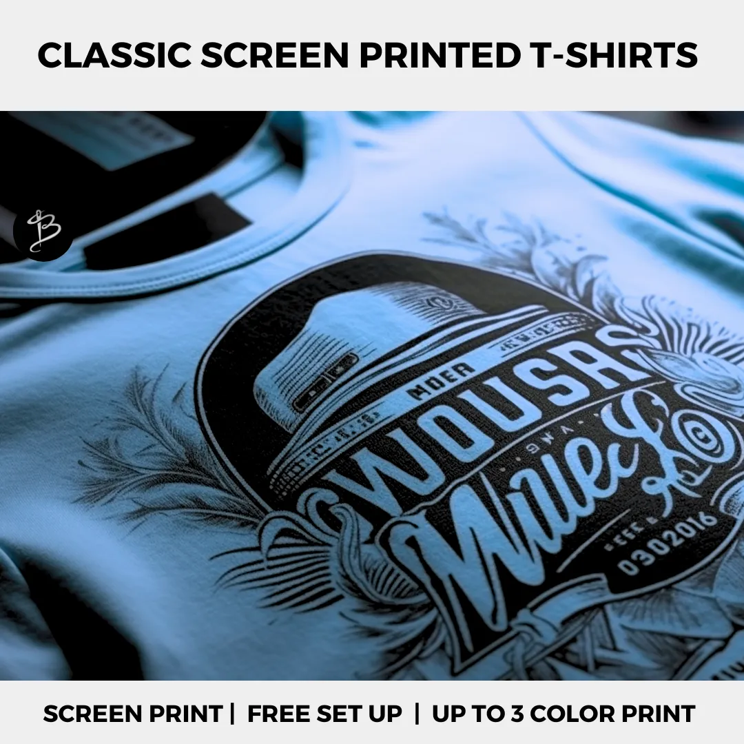 Screen Printed T-shirts [Classic & Everyday Style T-shirts]