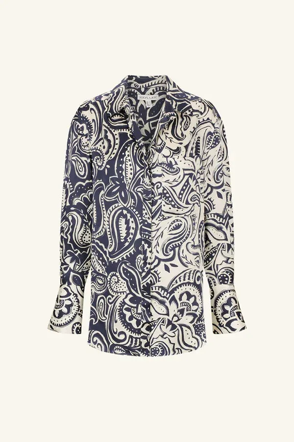 Shona Joy Anthea Silk Relaxed Shirt
