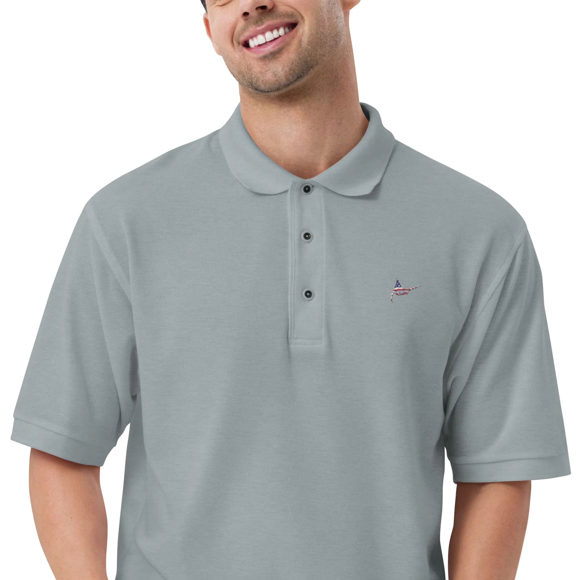 Shop Our Premium American Marlin Fishermen's Polo Today!