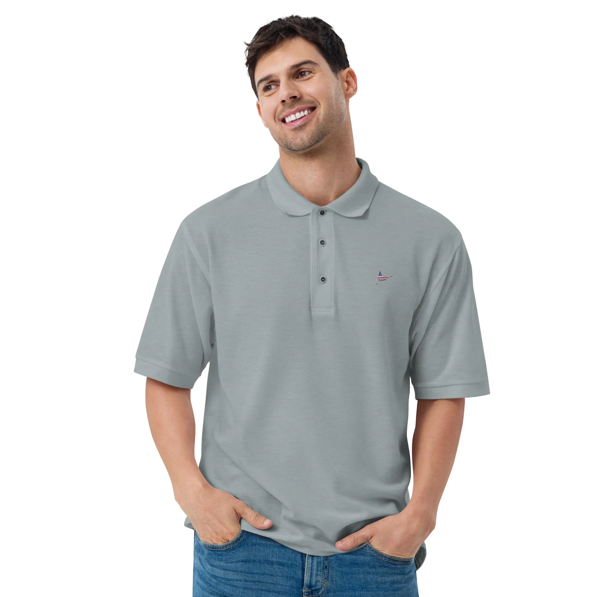 Shop Our Premium American Marlin Fishermen's Polo Today!