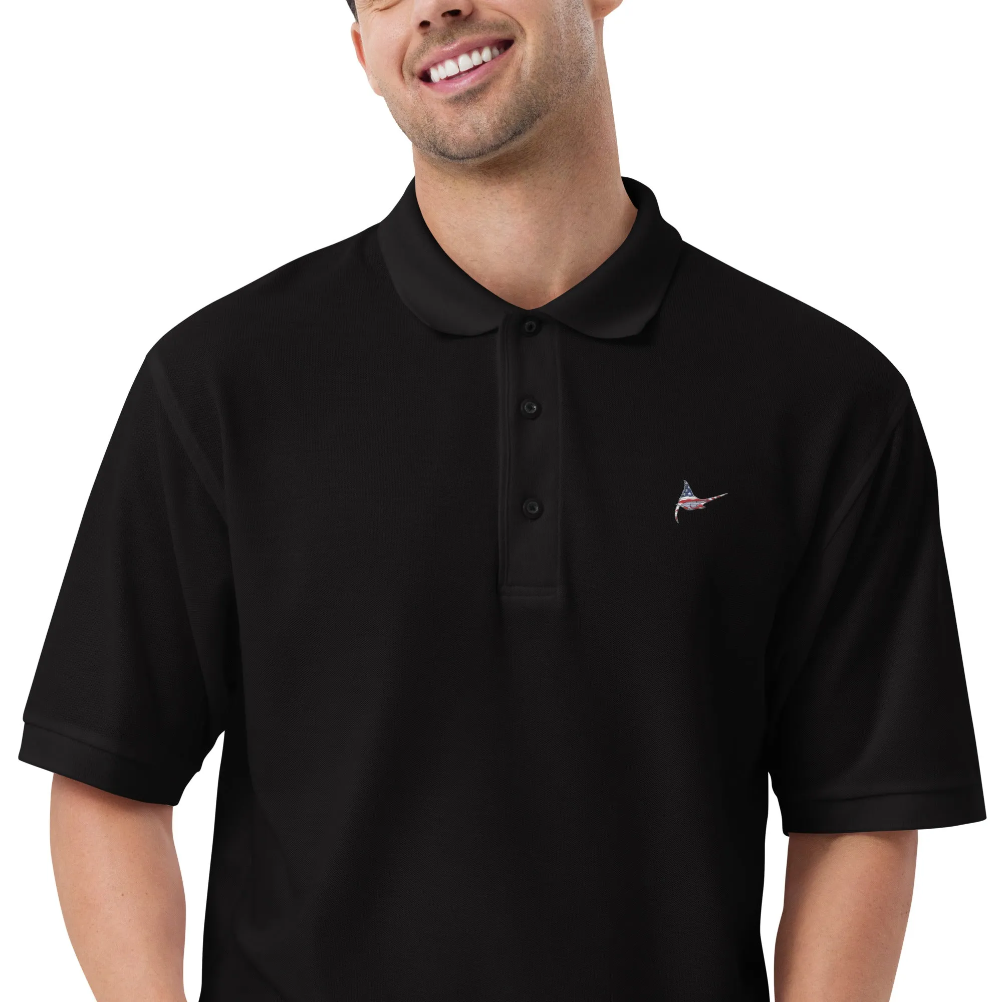 Shop Our Premium American Marlin Fishermen's Polo Today!