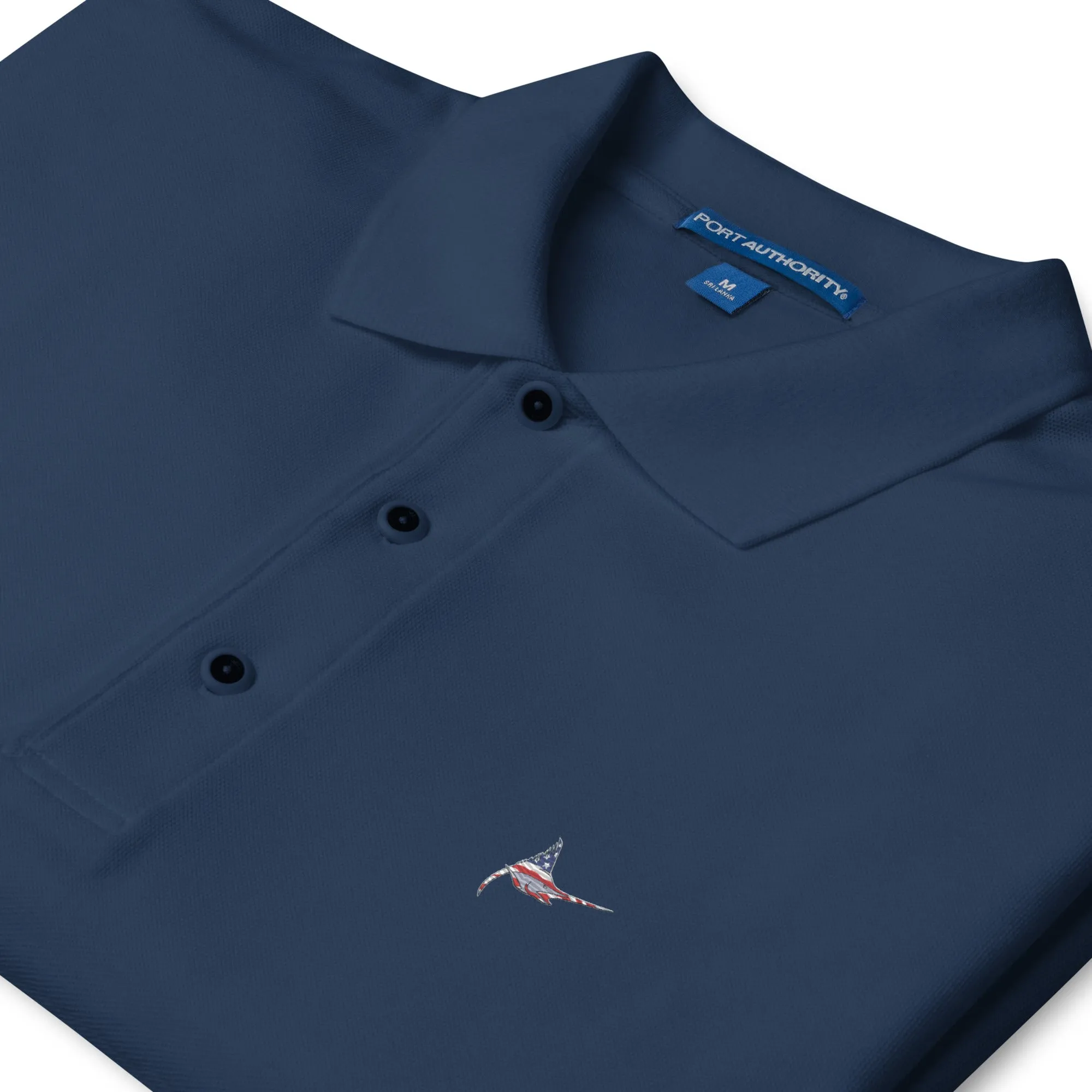 Shop Our Premium American Marlin Fishermen's Polo Today!