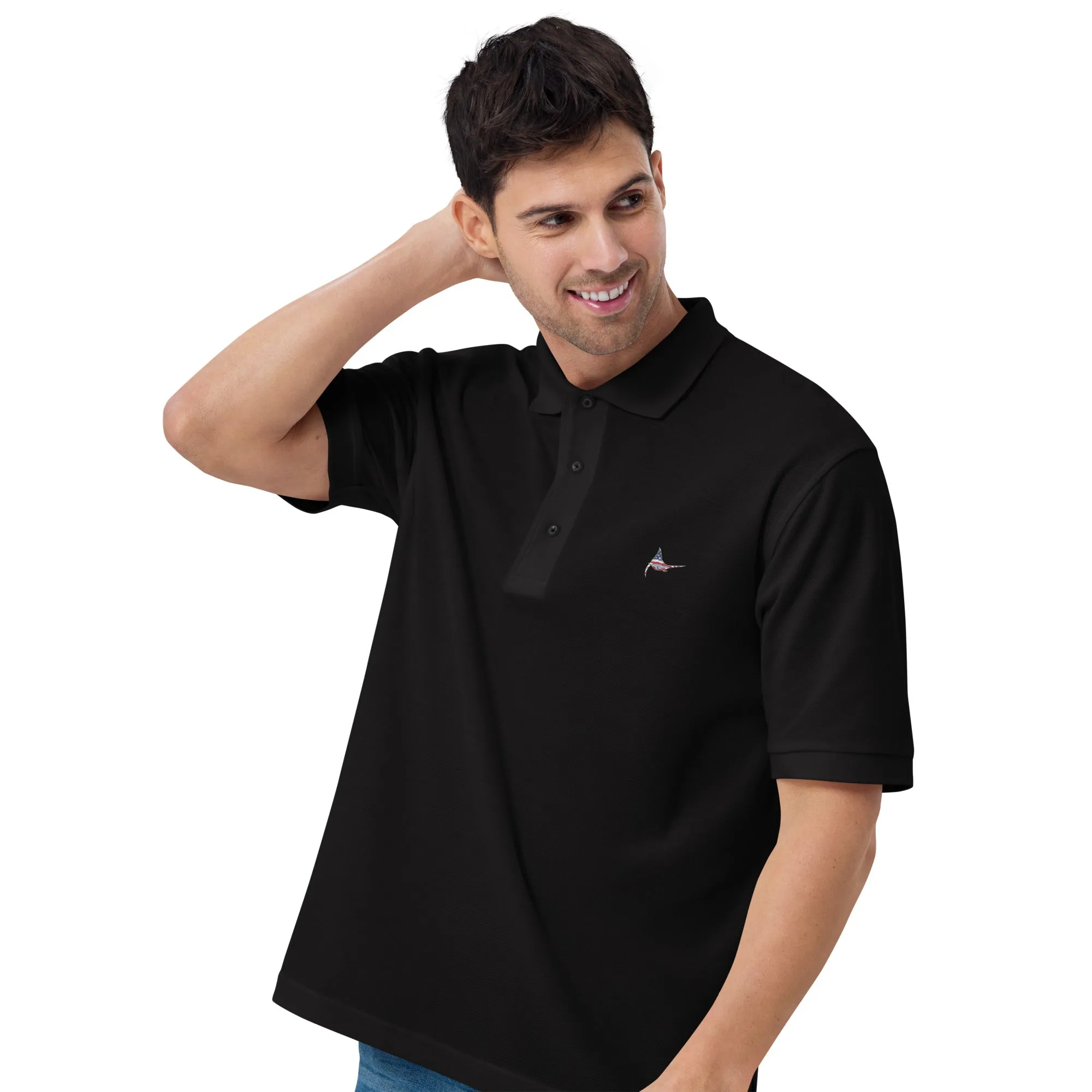 Shop Our Premium American Marlin Fishermen's Polo Today!