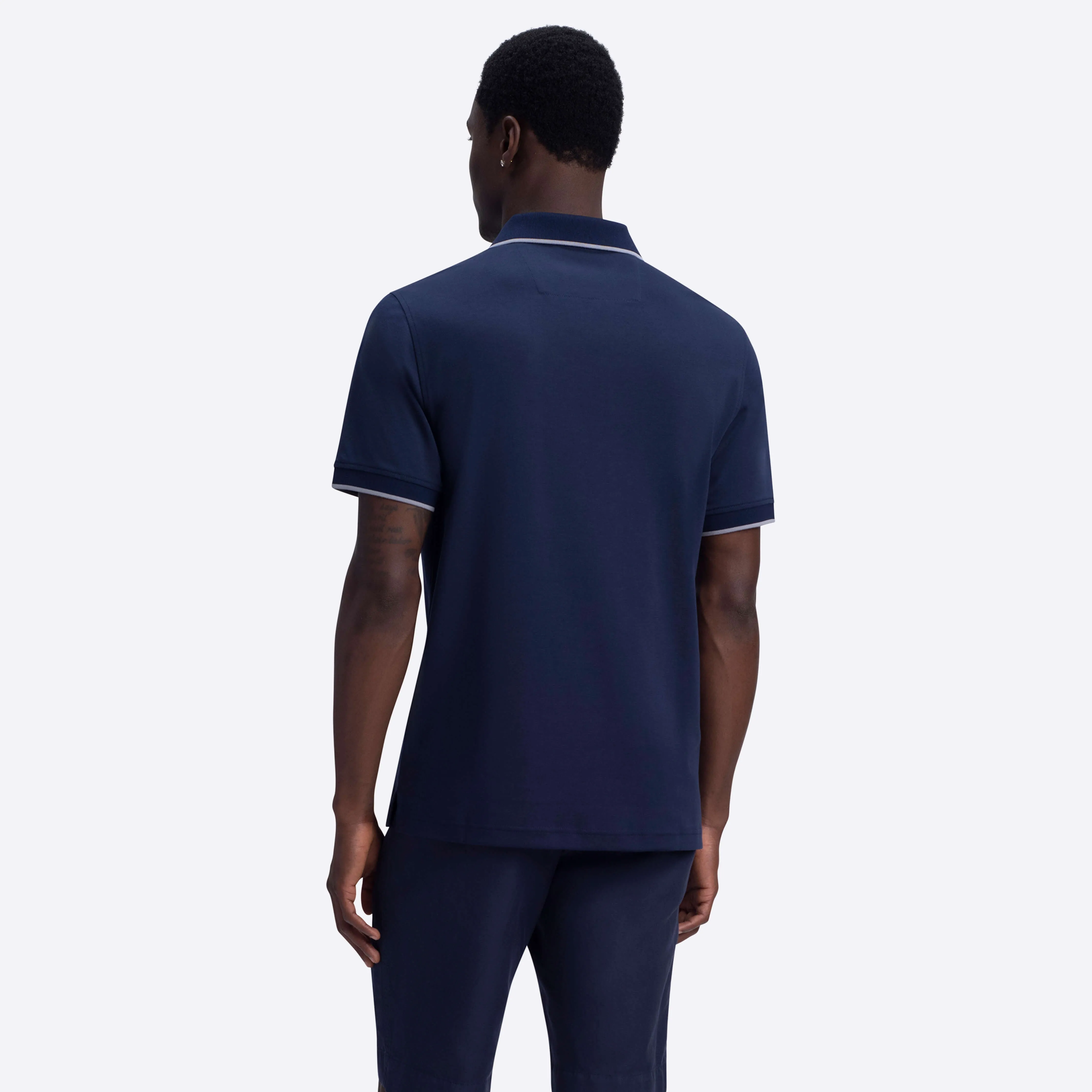 Short Sleeve Quarter Zip Polo