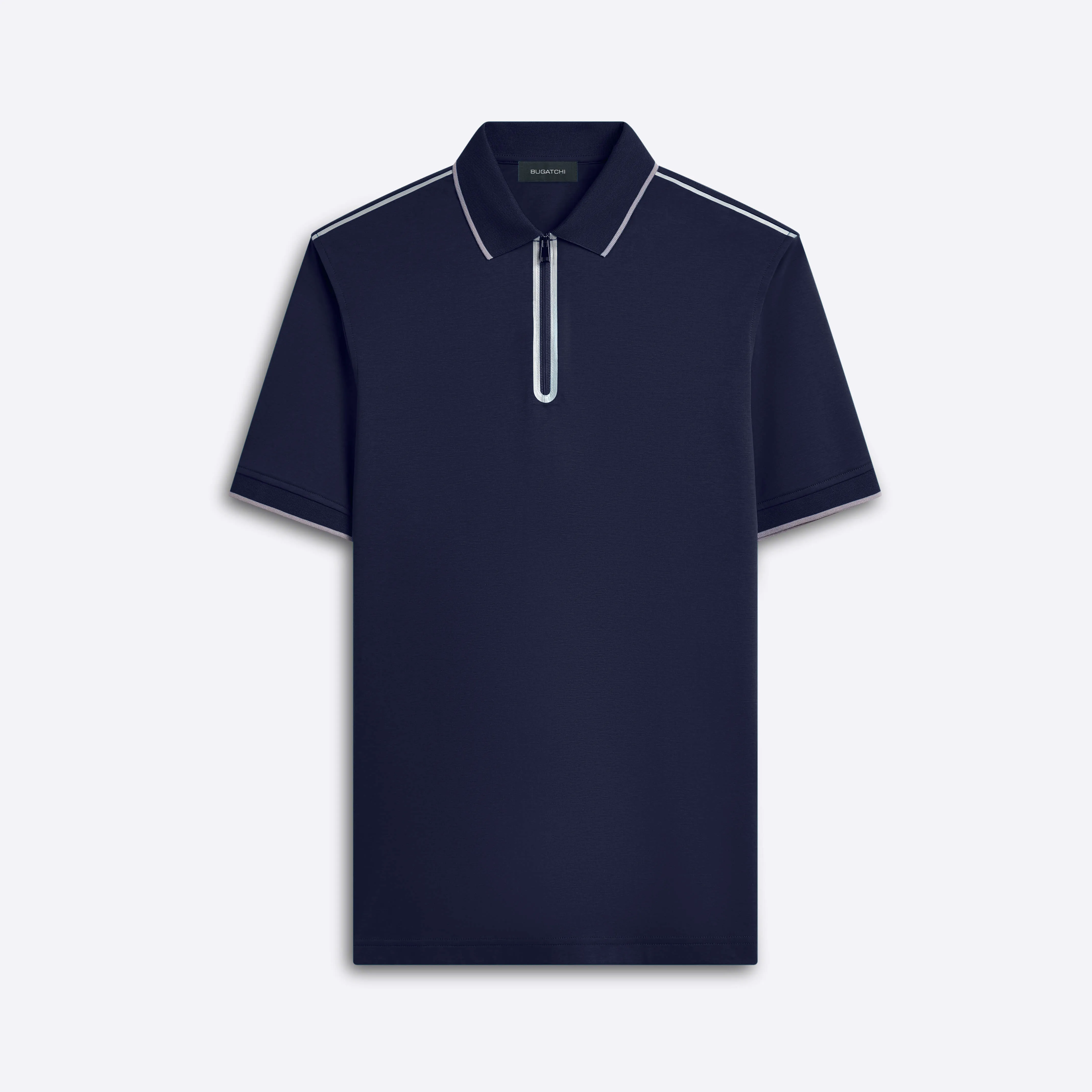 Short Sleeve Quarter Zip Polo