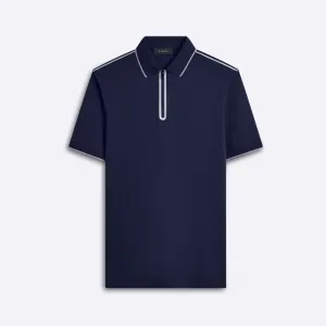 Short Sleeve Quarter Zip Polo