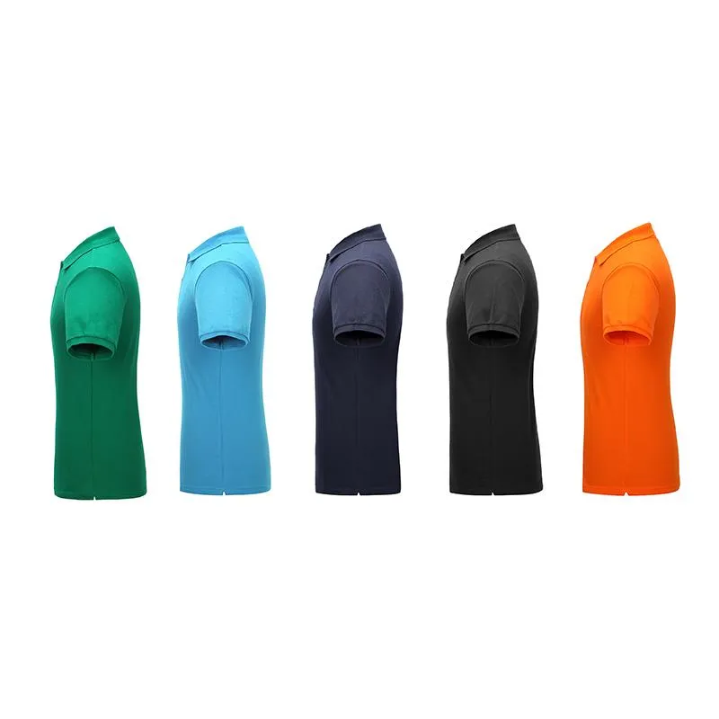 Short-Sleeved Pure Cotton Polo Shirt