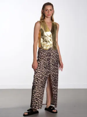 Sigge Skirt - Brown Baum Leopard