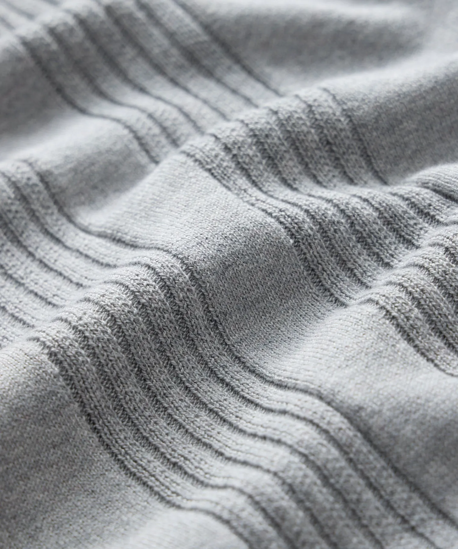 Silk-Cotton Tipped Sweater Polo