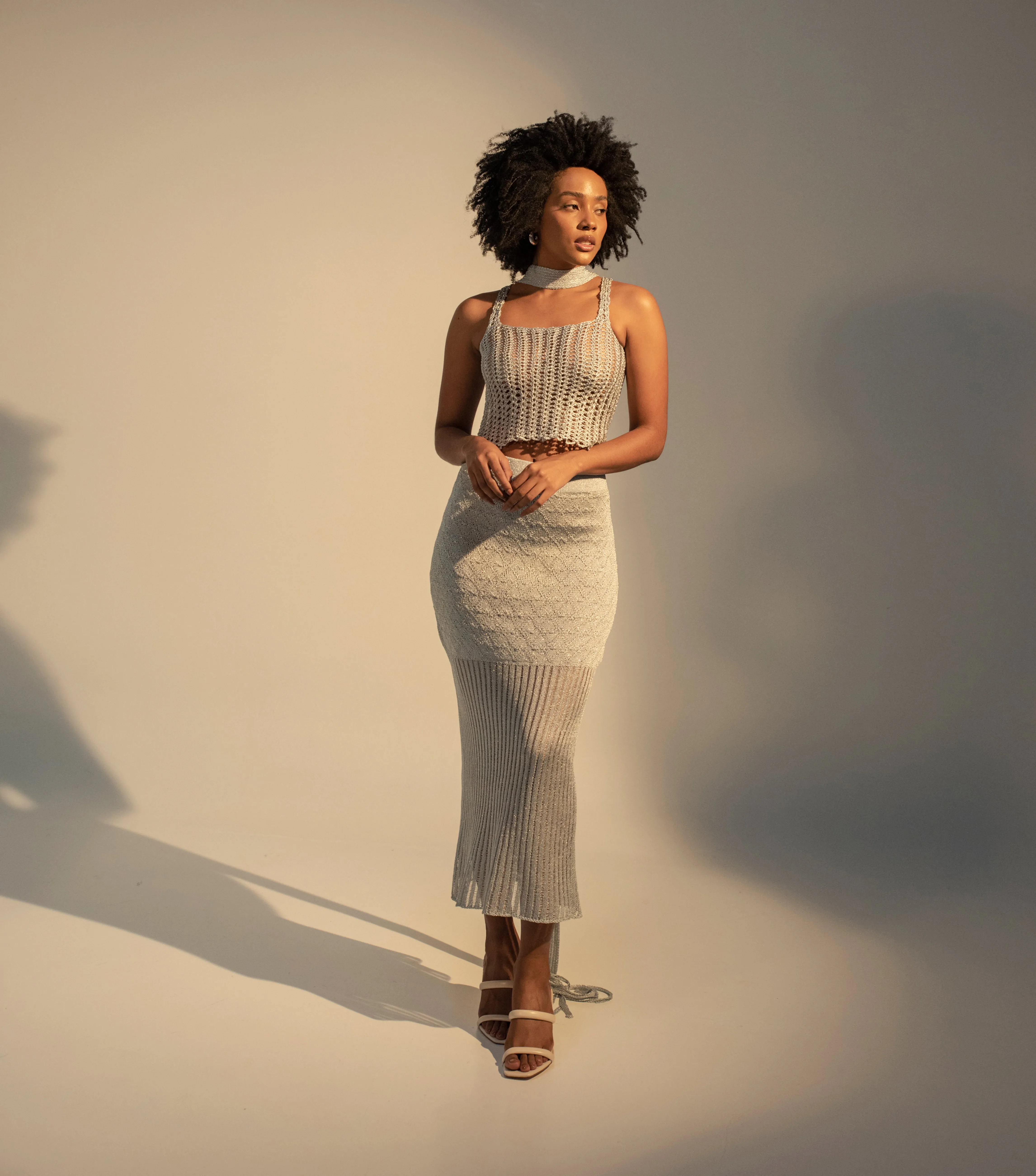 Silver Constellation Skirt