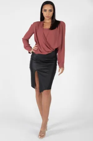 Simone Wrap Blouse