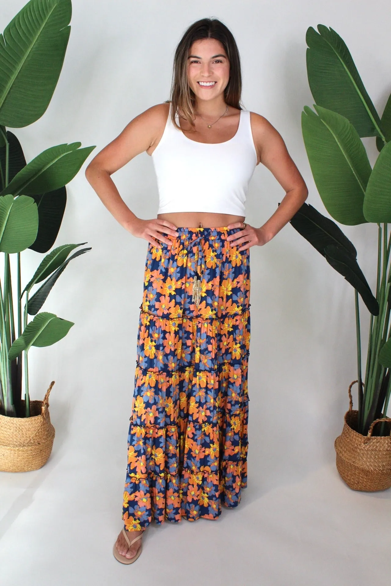 Skemo Winter Lily Magical Skirt Floral