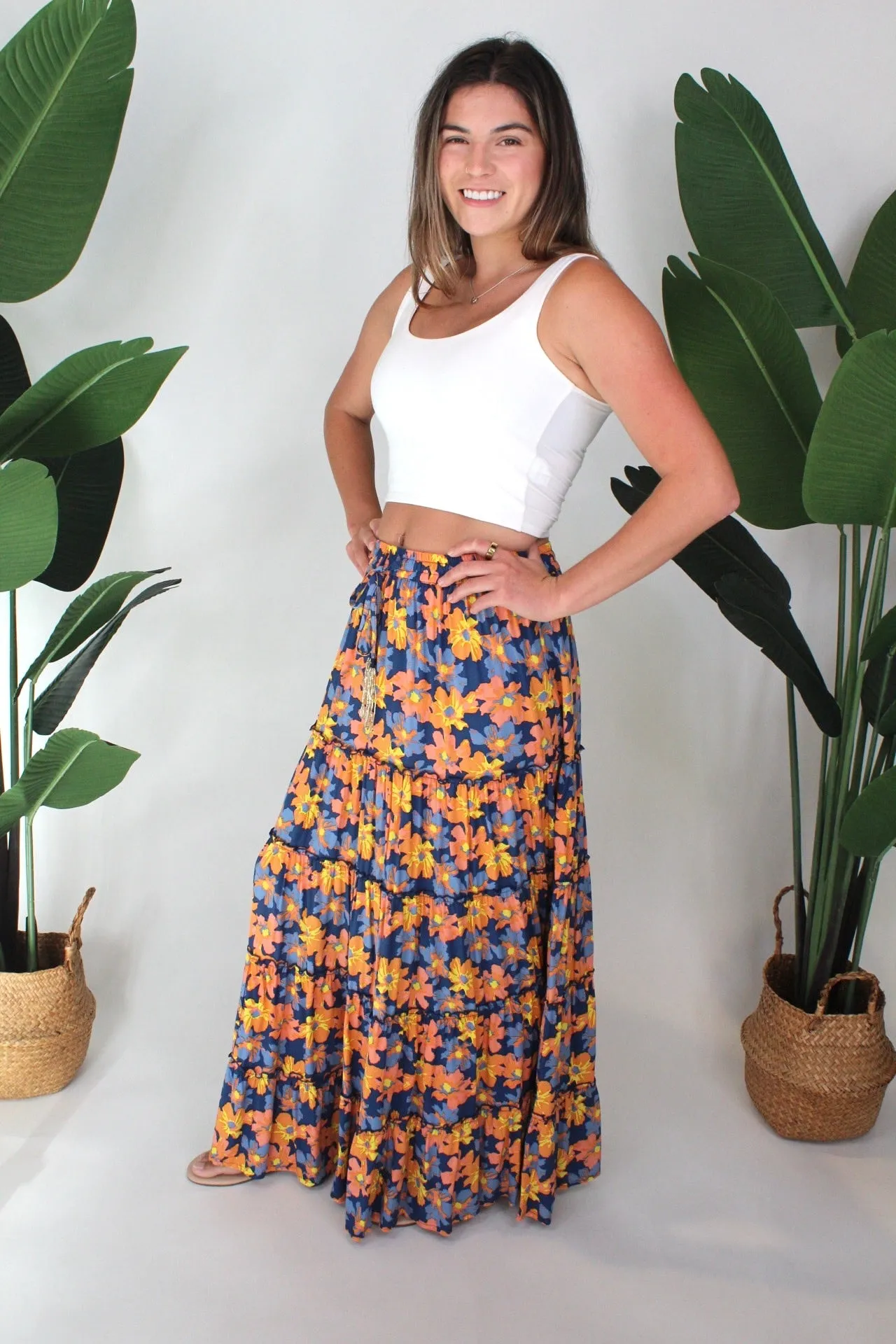 Skemo Winter Lily Magical Skirt Floral