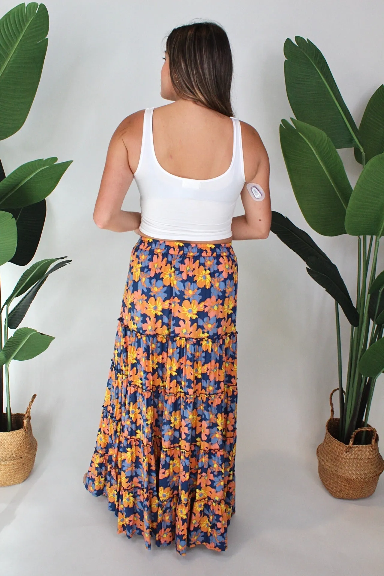Skemo Winter Lily Magical Skirt Floral
