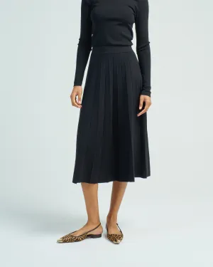 skirt silk stretch plisse
