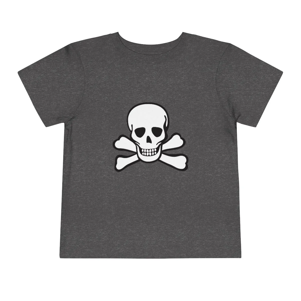Skull Crossbones Toddler Short Sleeve Tee 18 Colors