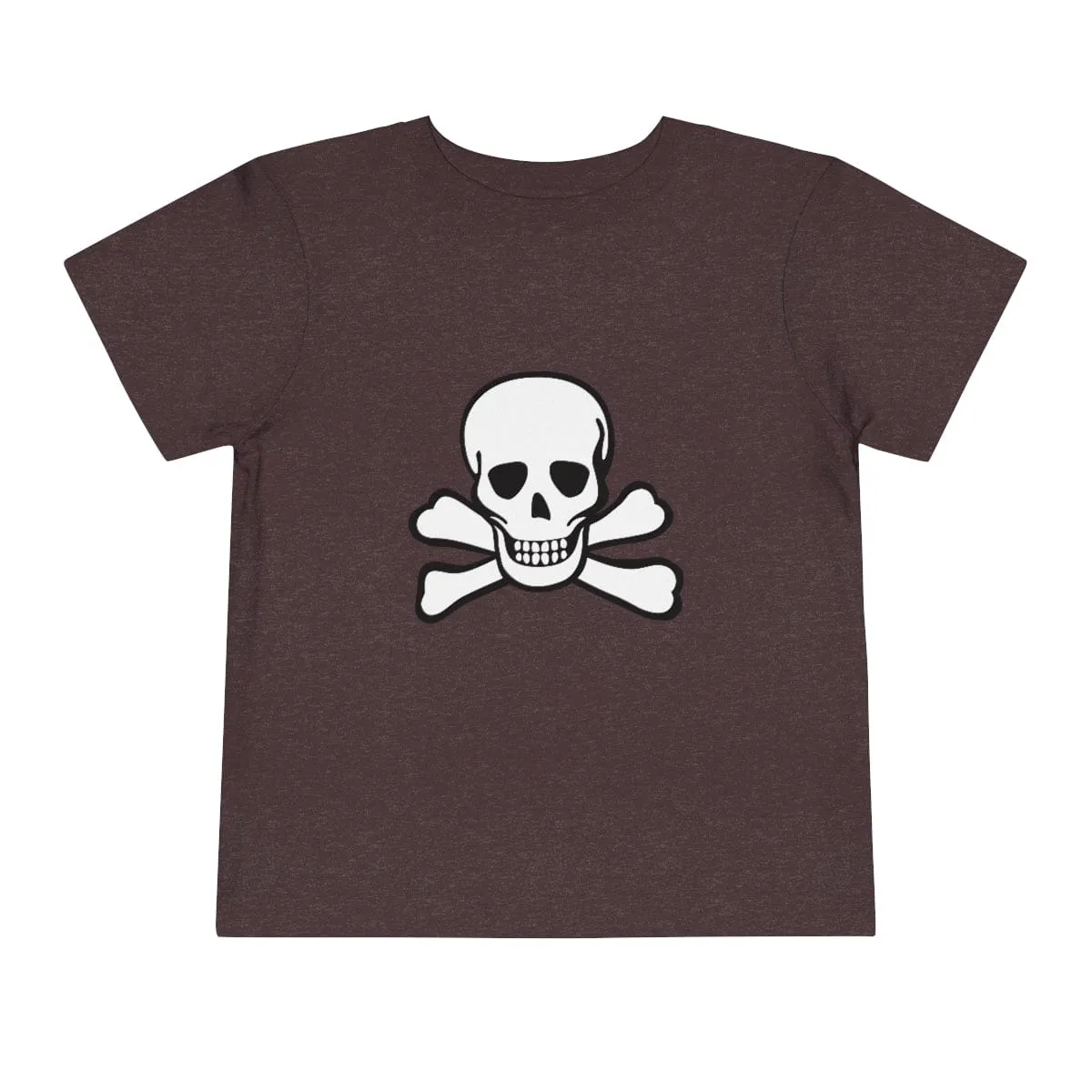 Skull Crossbones Toddler Short Sleeve Tee 18 Colors