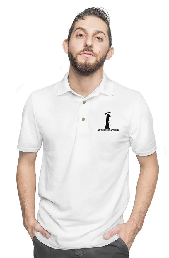 SMF White FYA Polo