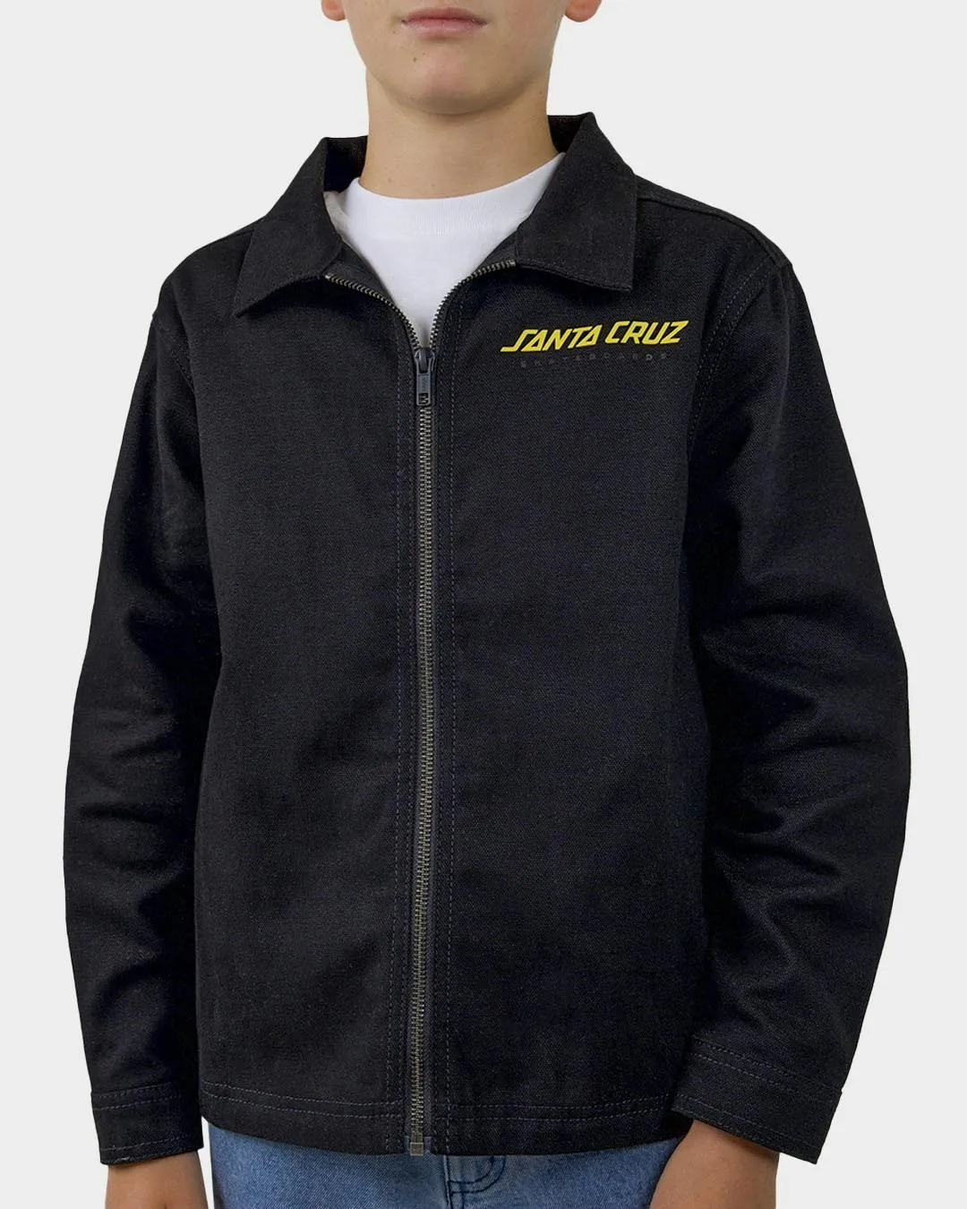 Snake Dot Strip Jacket | Black