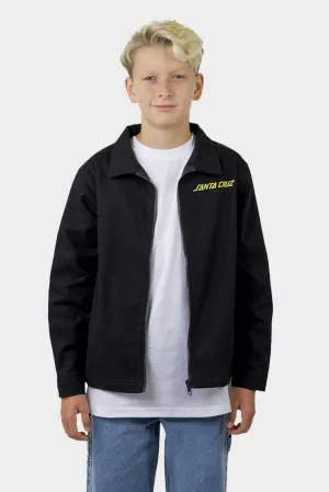 Snake Dot Strip Jacket | Black