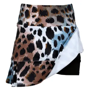 Snow Leopard Skirt-Skort