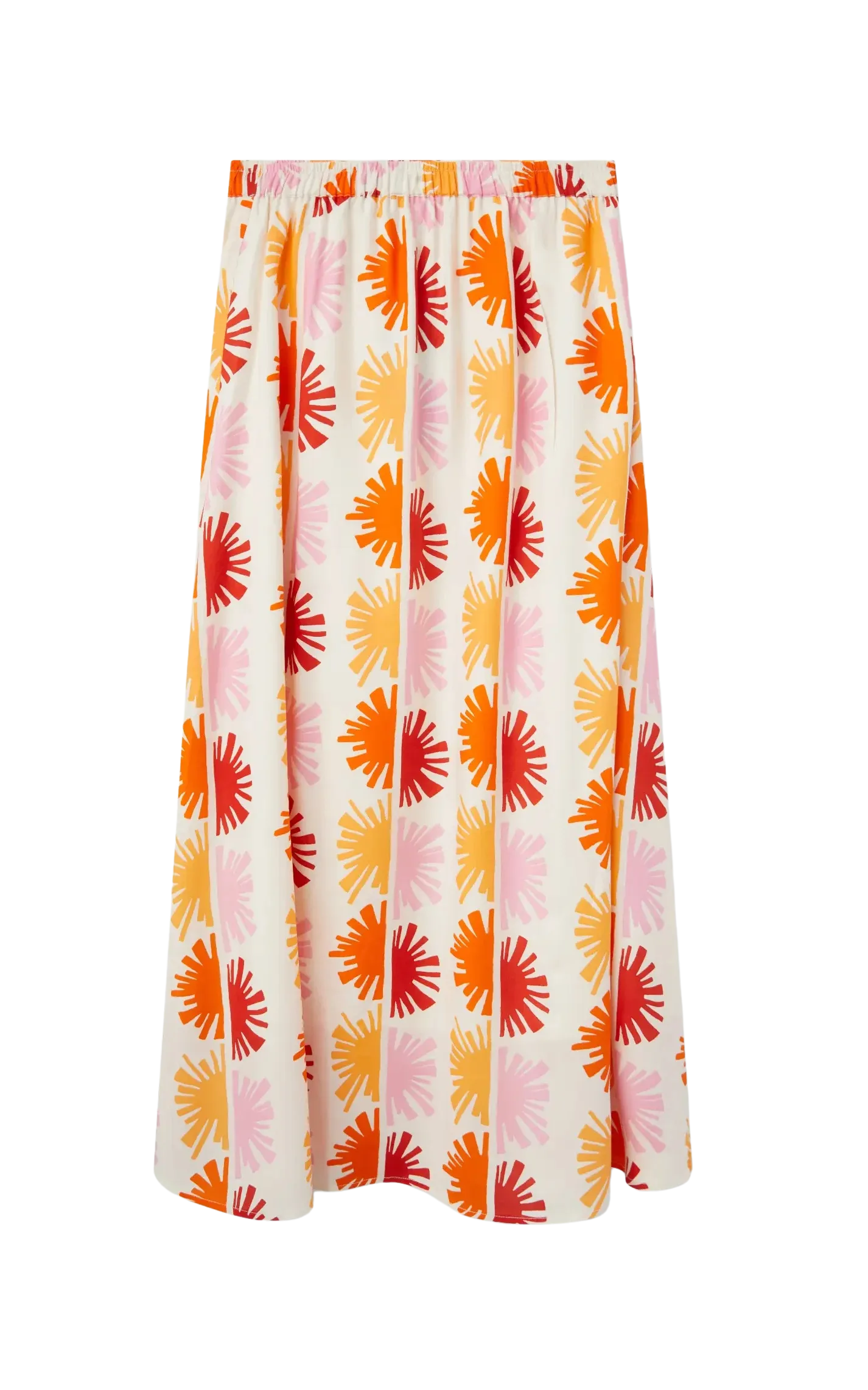 Solei Print Midi Skirt