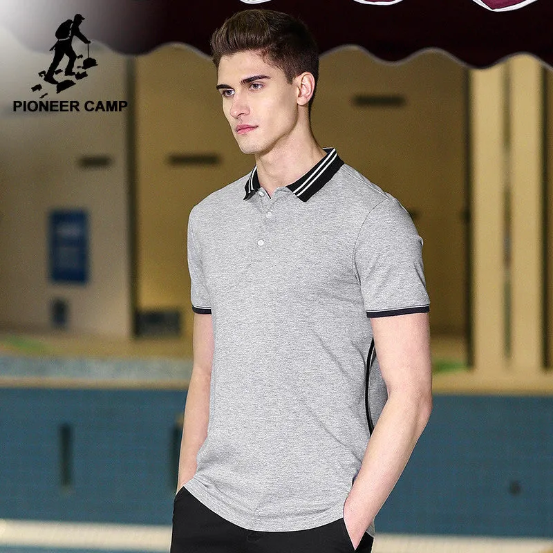 Solid Gray   100% cotton Top Quality Regular Polo Shirt