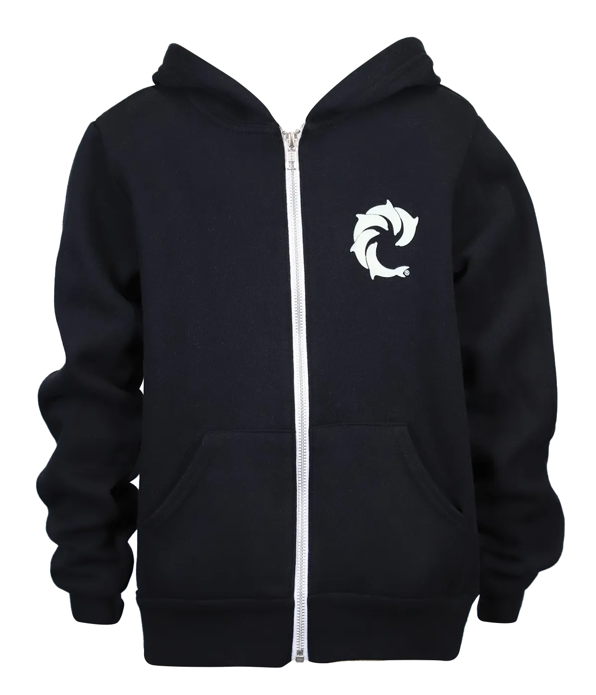 Solid Toddler Zip Hooded Sweatshirt