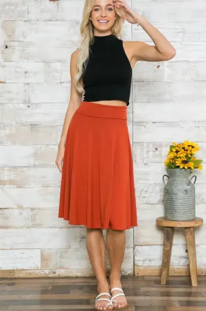 Solid Yoga Waistband Skirts | 4 colors