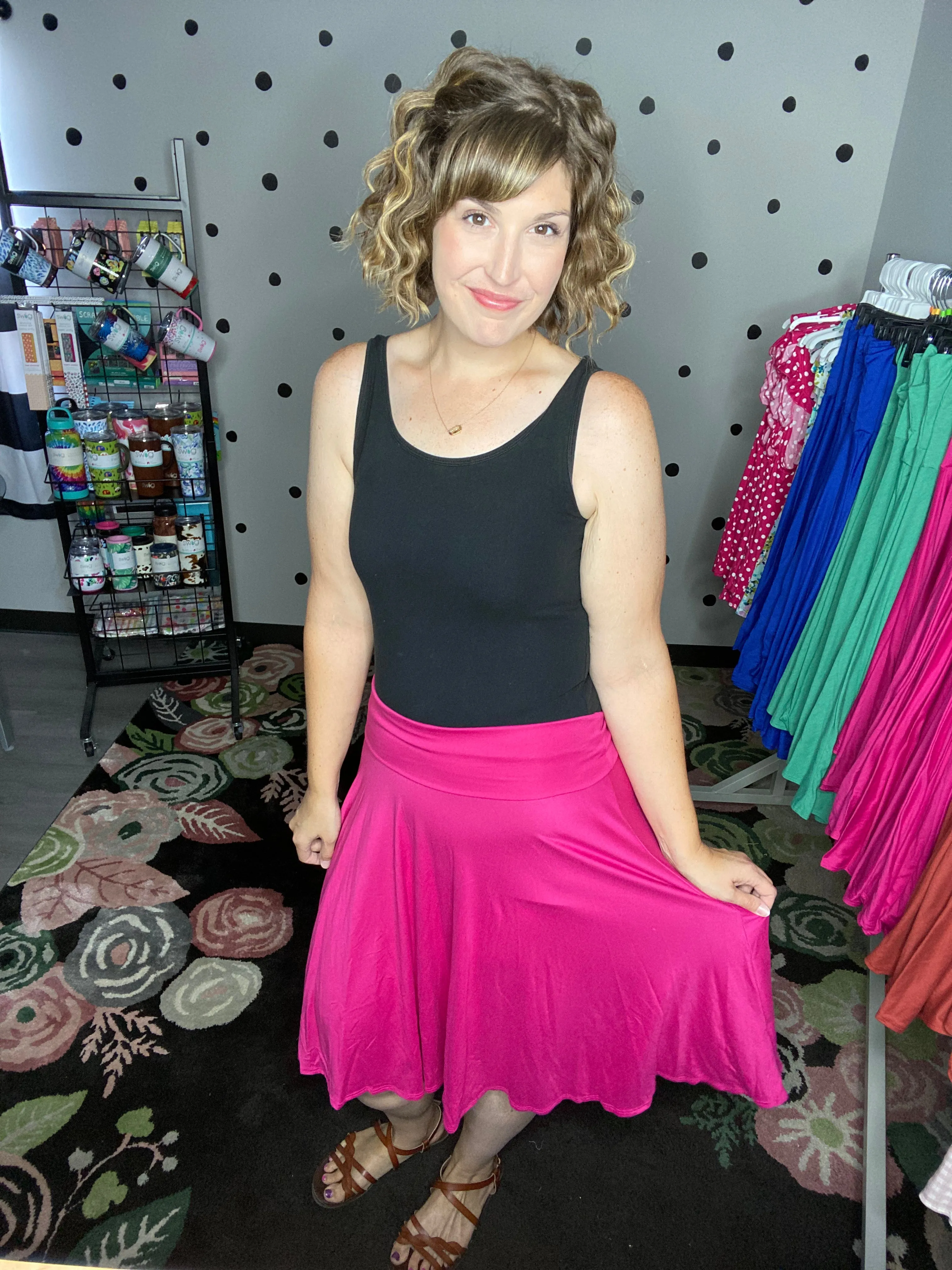 Solid Yoga Waistband Skirts | 4 colors