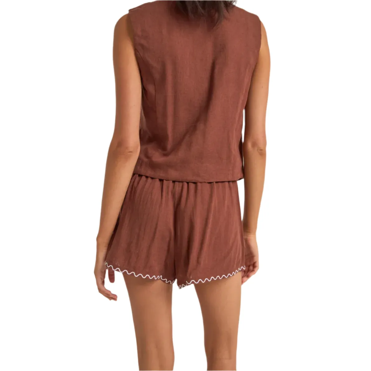 Solis Embroidered Short