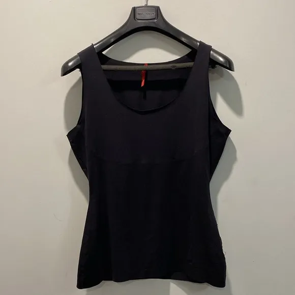 SPANX Black The Hide &amp; Sleek Black Cami Tank Top Size Large