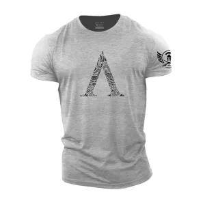 Spartan 'A' Shield Cotton T-Shirt