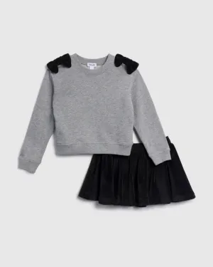 Splendid Toddler Girl Bow Skirt Set