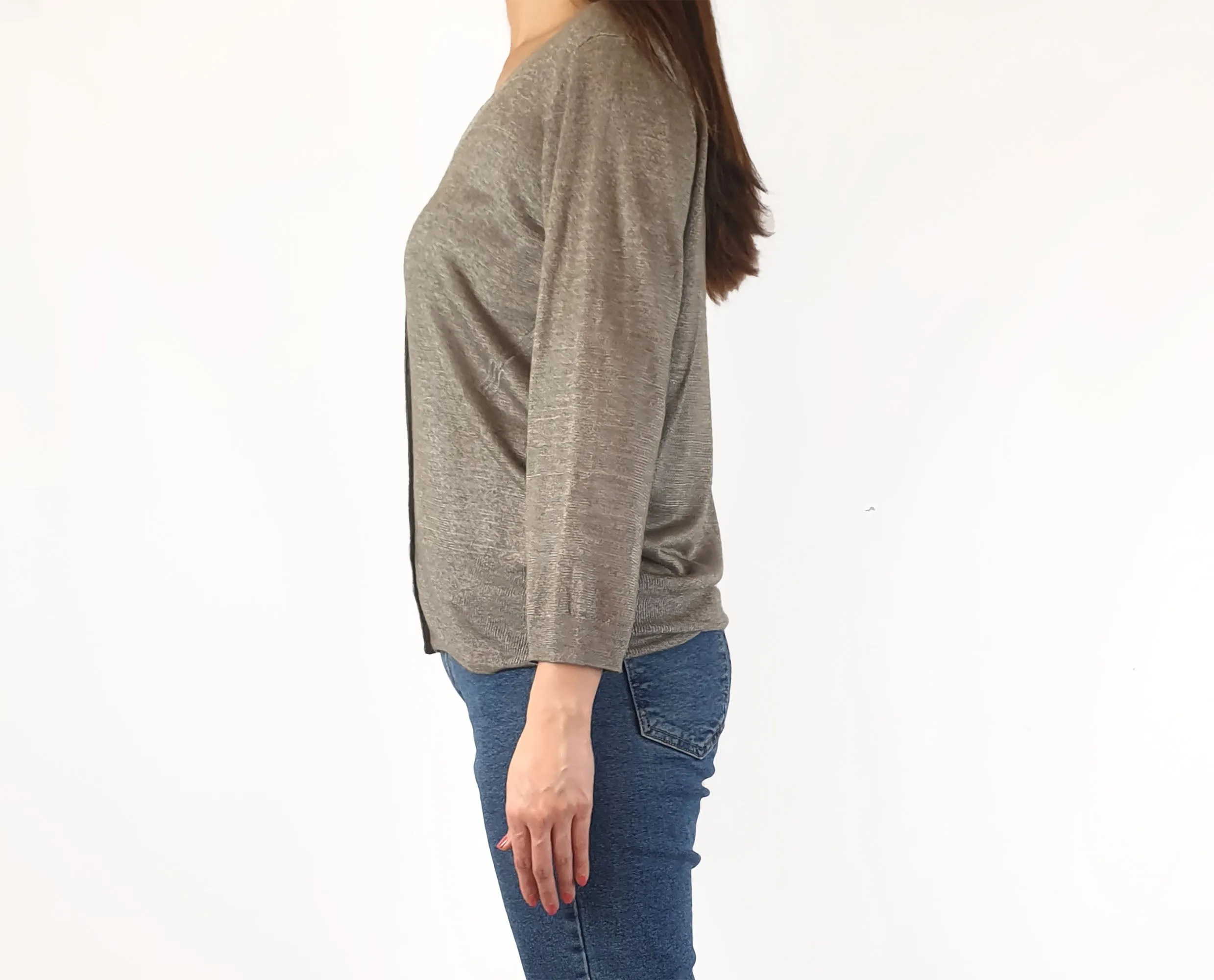 Sportscraft signature metallic flecked cardigan size S