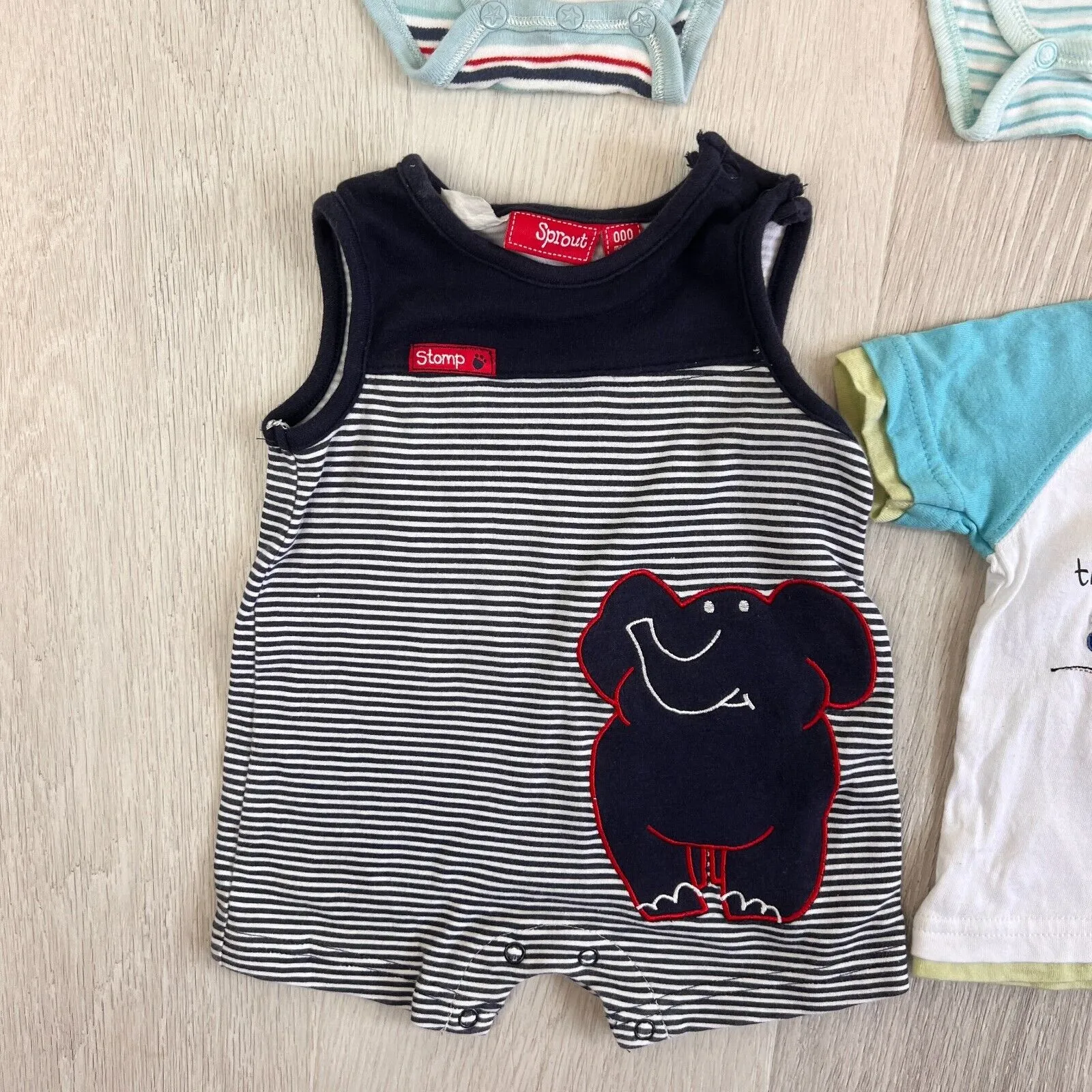 Sprout, OshKosh, Pumpkin patch Baby Boys Clothing Bundle Size 0-3 Months