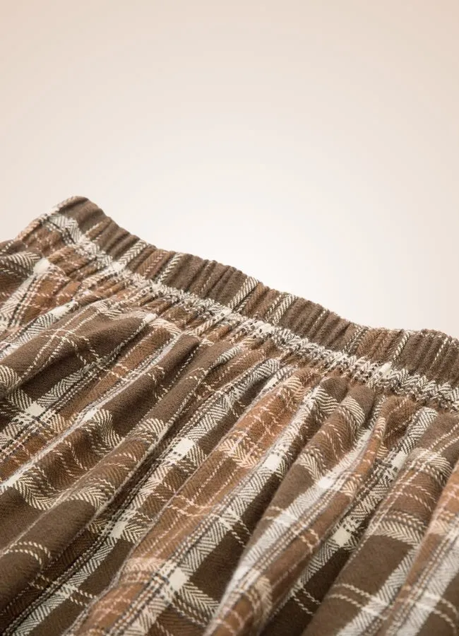Steampunk Plaid Skirt