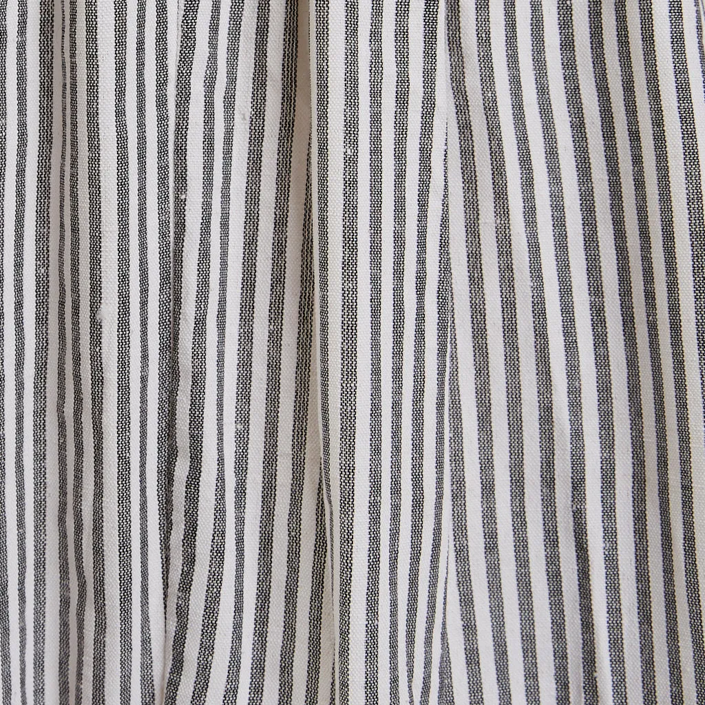 Steel Seersucker Sash Matisse Skirt