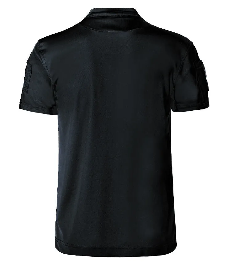 Summer Quick Drying T-shirt lapel Multi-functional Tactical Loose moisture wicking plus size Breathable athletic tees shirts