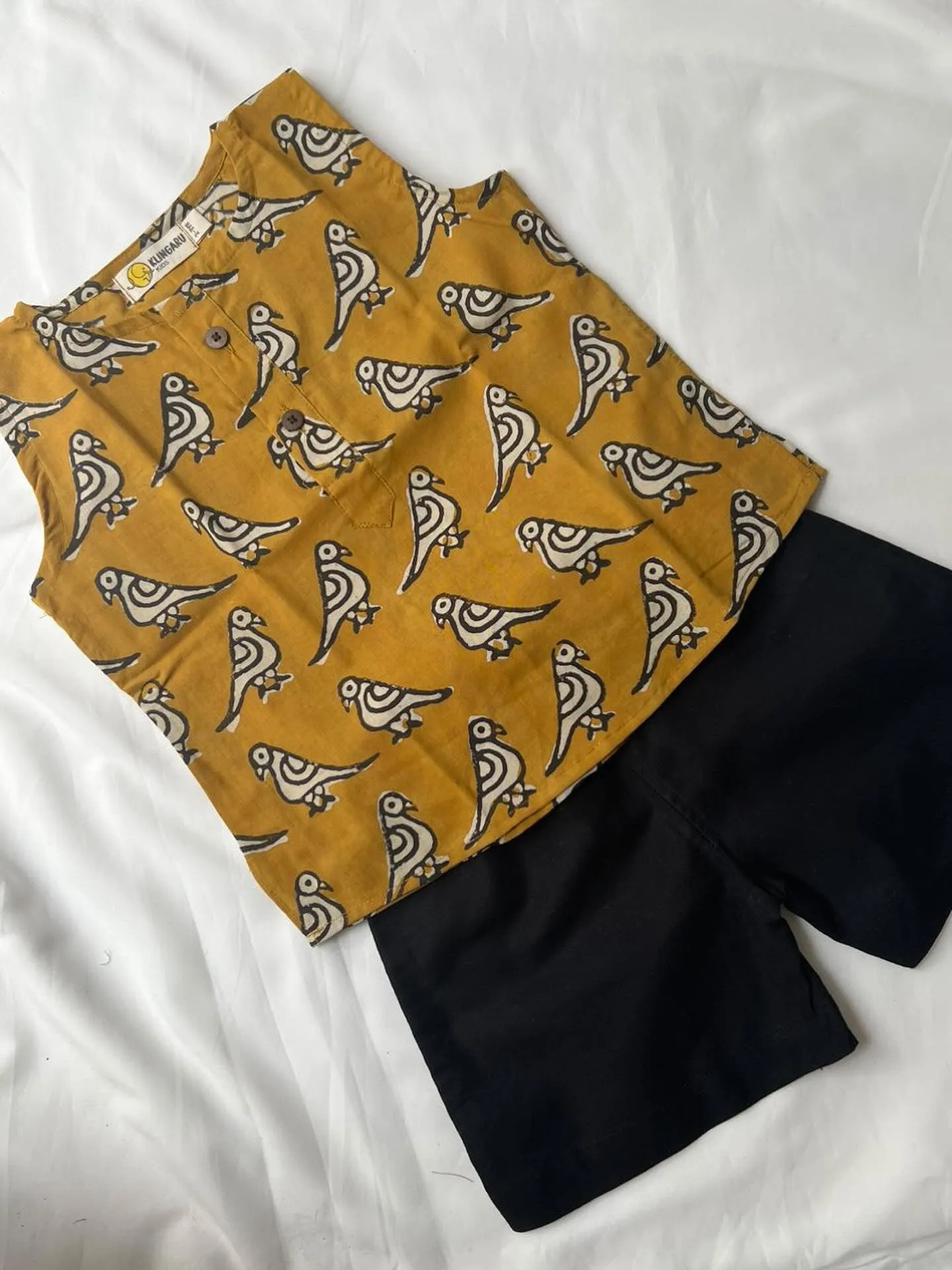 Summer Sleeveless Unisex Short Kurtas- Multiple Prints