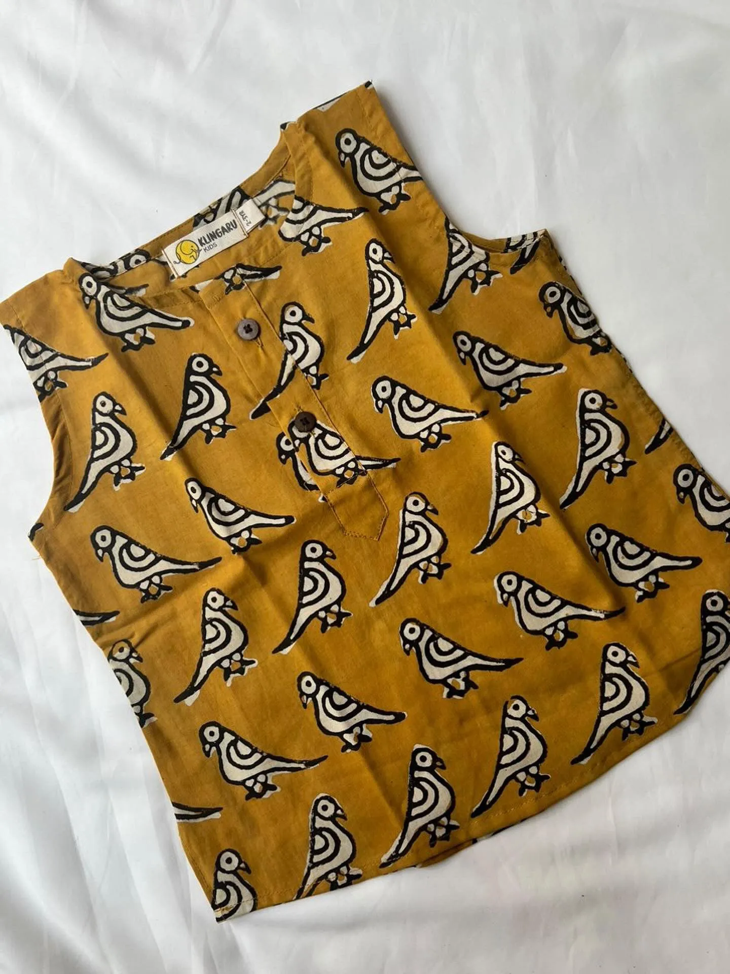 Summer Sleeveless Unisex Short Kurtas- Multiple Prints
