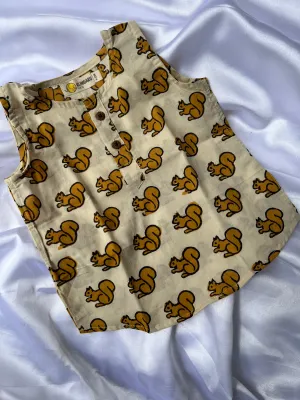 Summer Sleeveless Unisex Short Kurtas- Multiple Prints