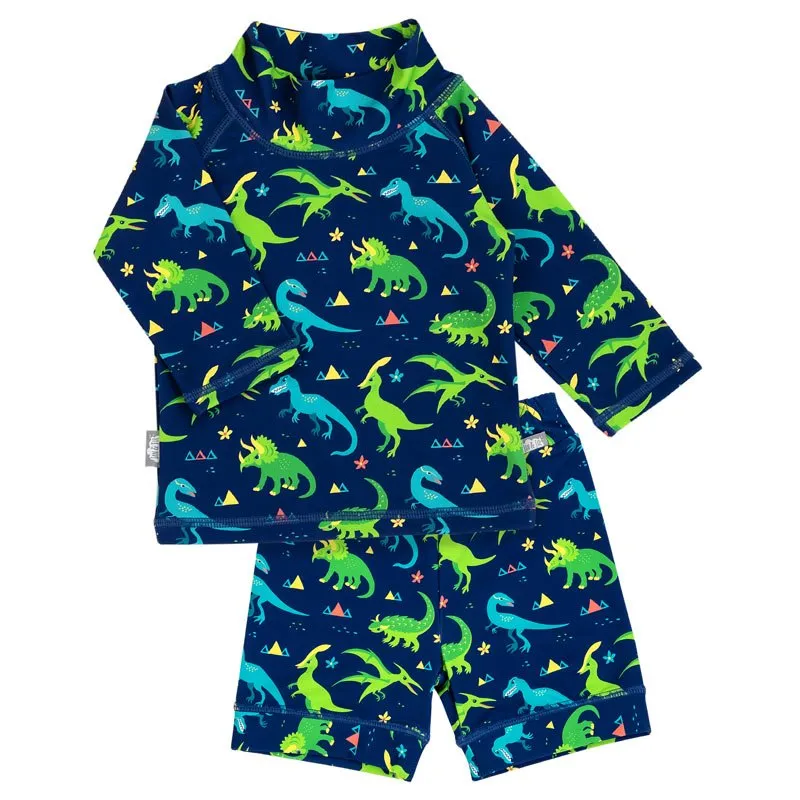 Sun Protection Shirt and Shorts Bathing Suit Set - Dinoland 🇨🇦