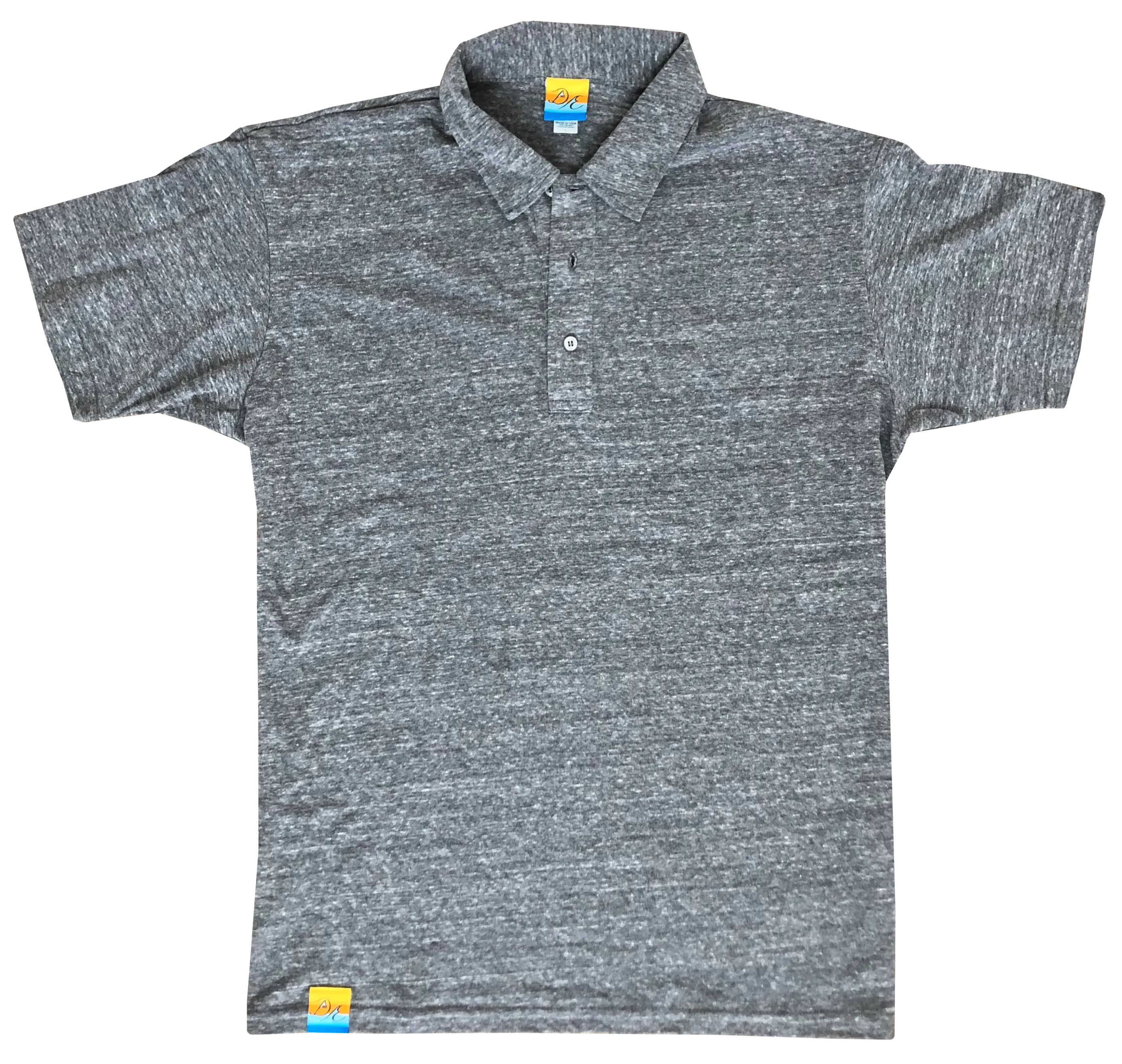 Sun Washed Grey Eco Polo