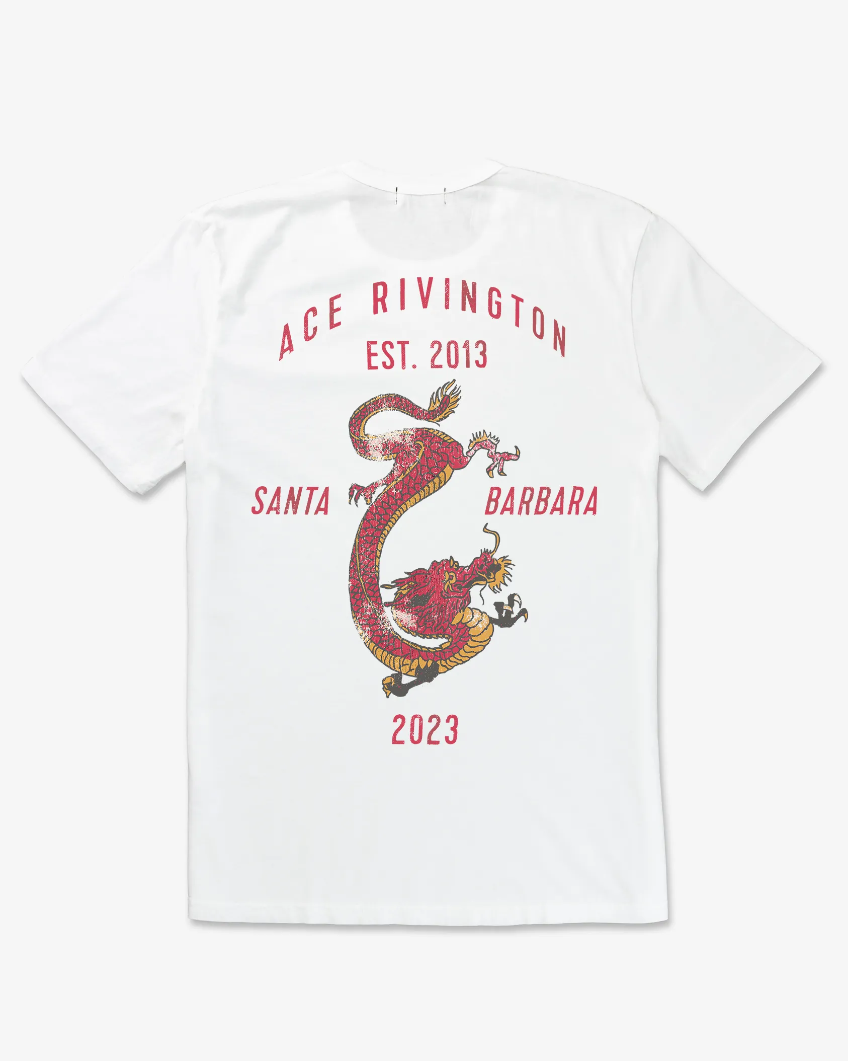Supima Tee - Crewneck SS - Ace Dragon Chalk