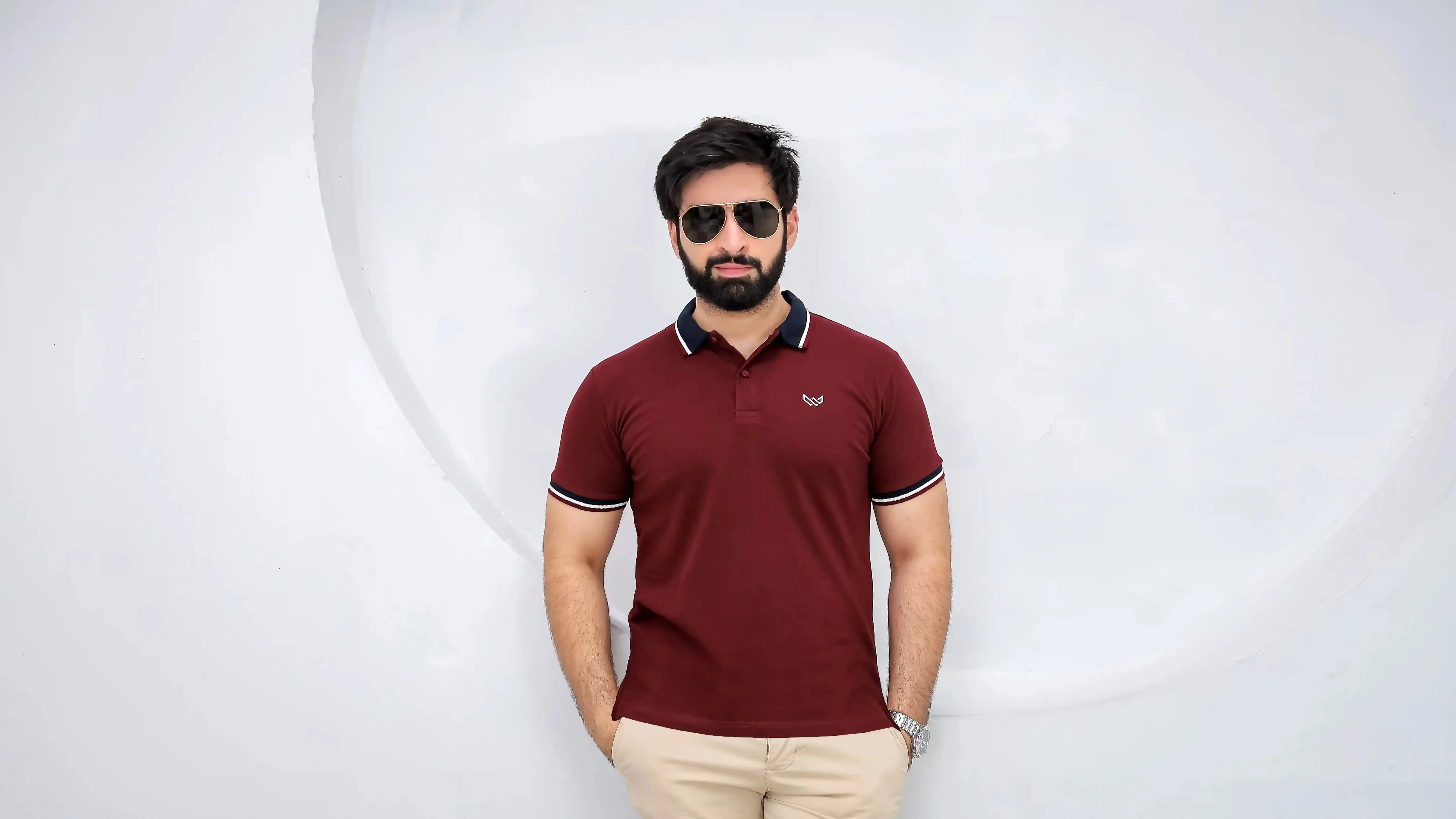 Supremacy Cotton Lycra Polo - Maroon