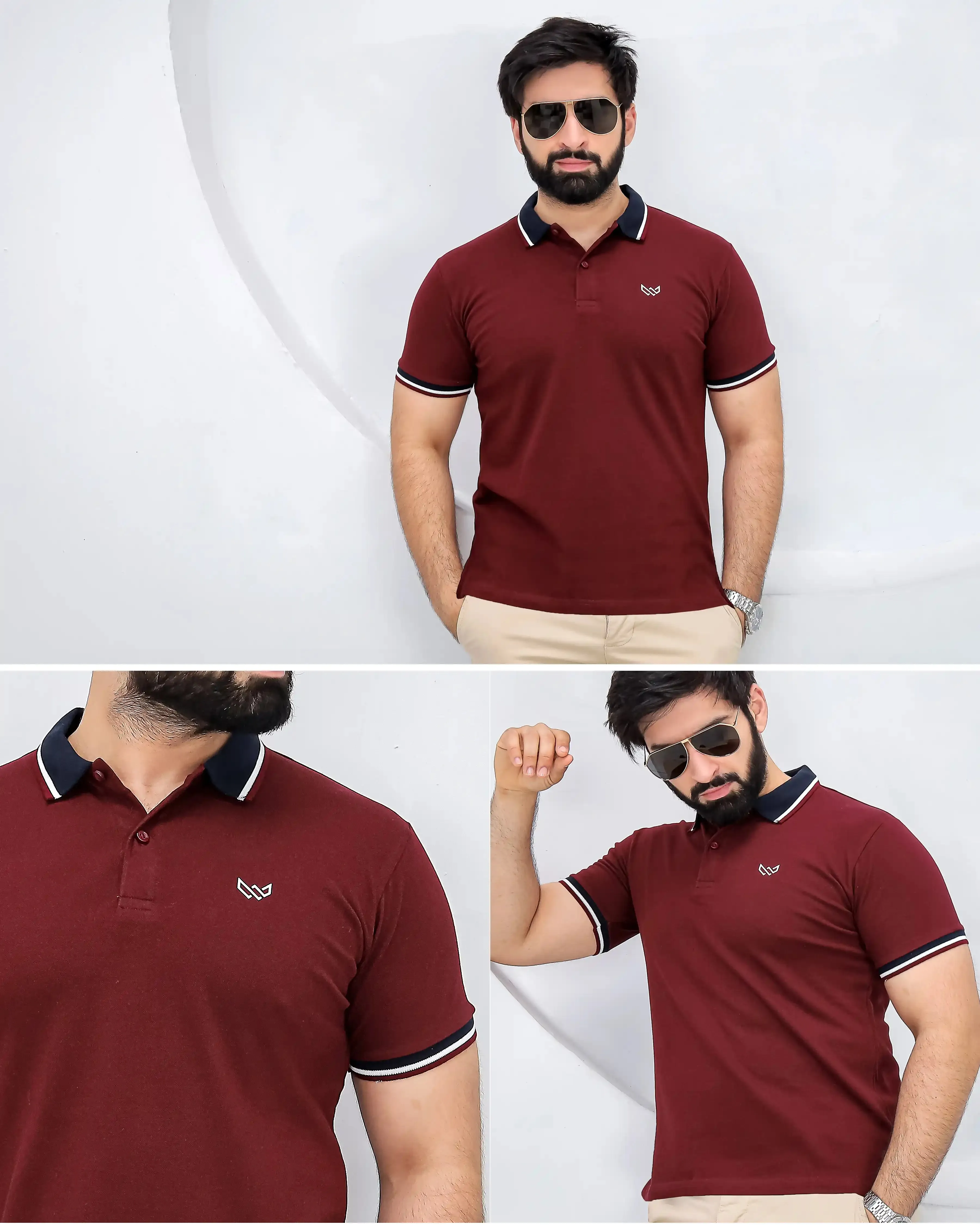 Supremacy Cotton Lycra Polo - Maroon