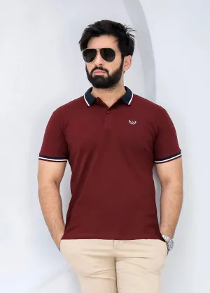 Supremacy Cotton Lycra Polo - Maroon