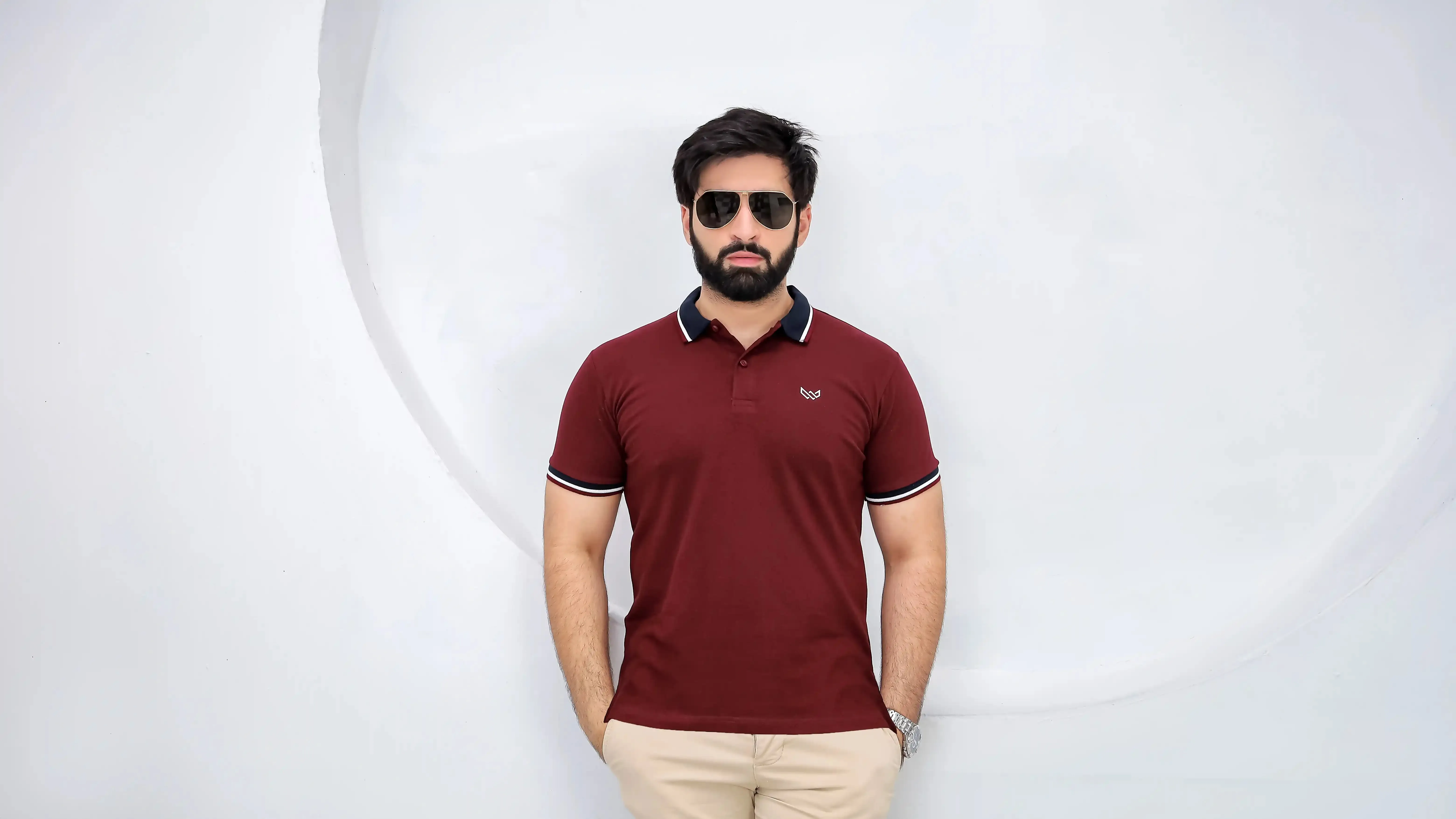 Supremacy Cotton Lycra Polo - Maroon