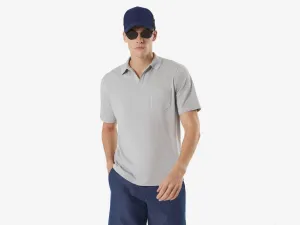 T-Shirt Crew Cotton Polo T Shirt - Pearl Grey